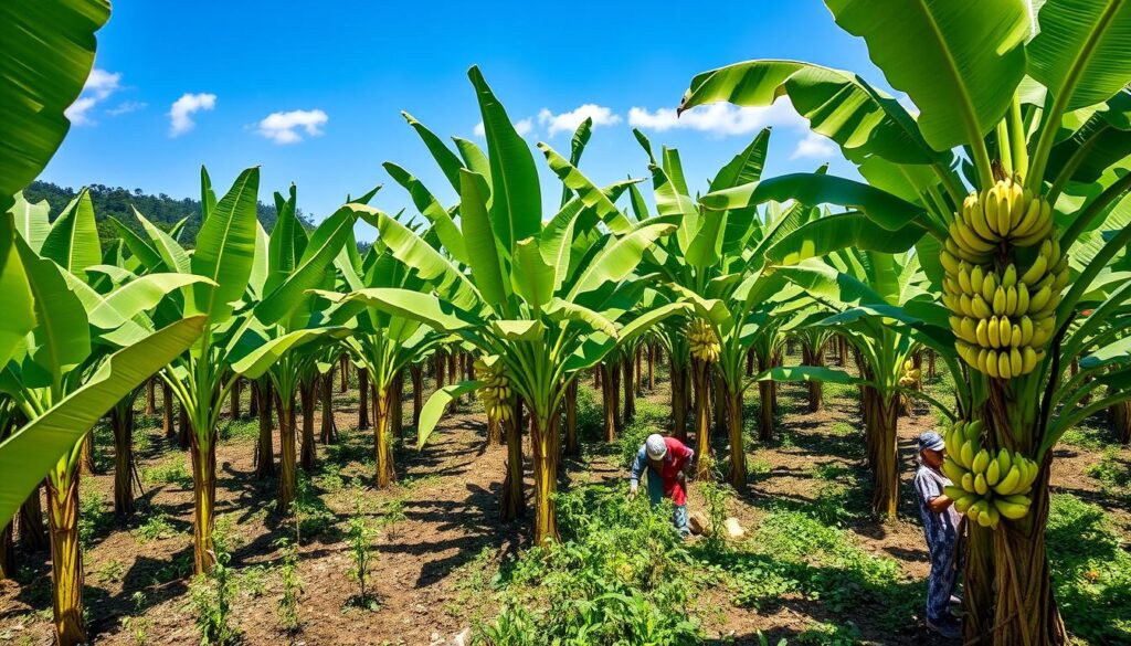 banana cultivation process