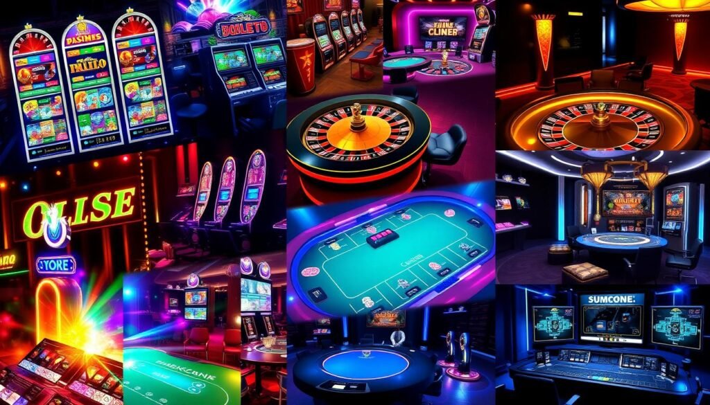 diverse range of online casino games