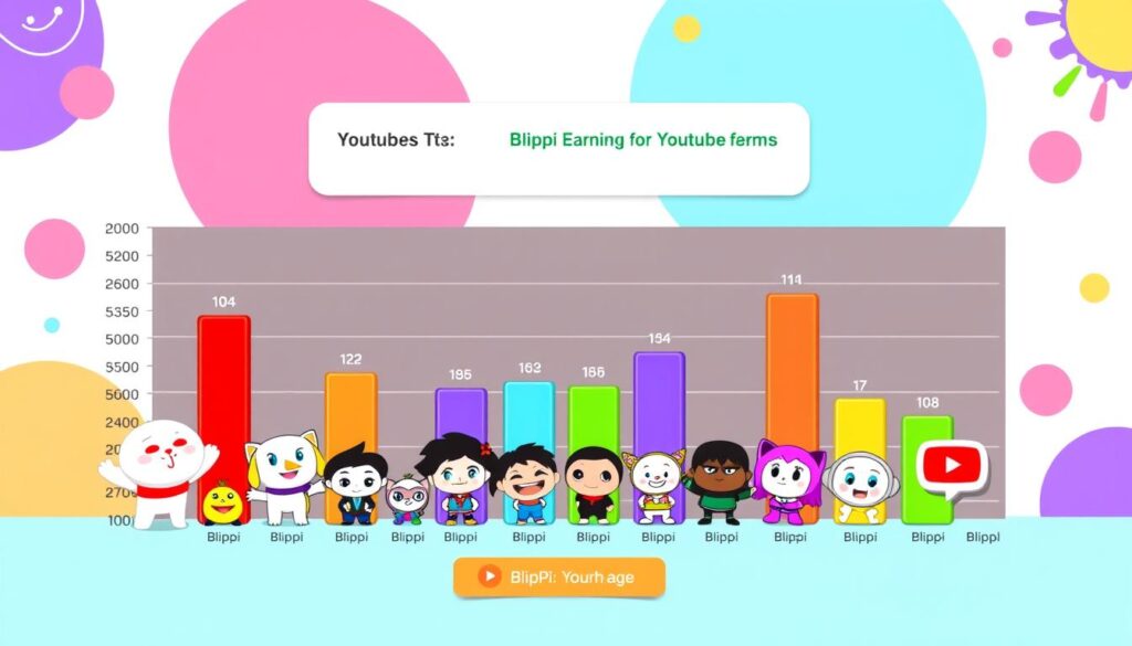 Blippi earnings comparison